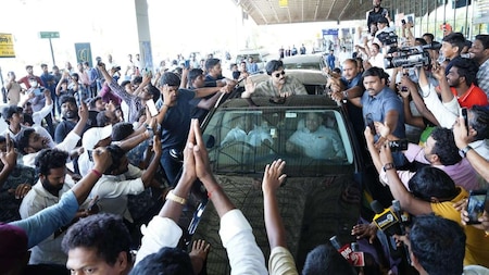 Ram Charan at Rajahmundry Airport