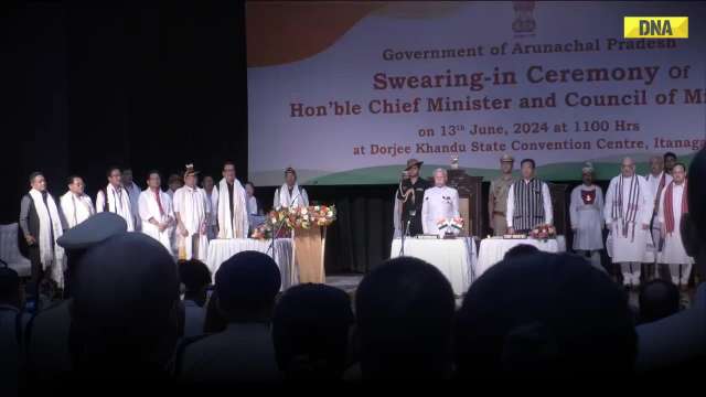 Pema Khandu Sworn-In As Arunachal Pradesh Chief Minister For The Third Time, List Of Ministers